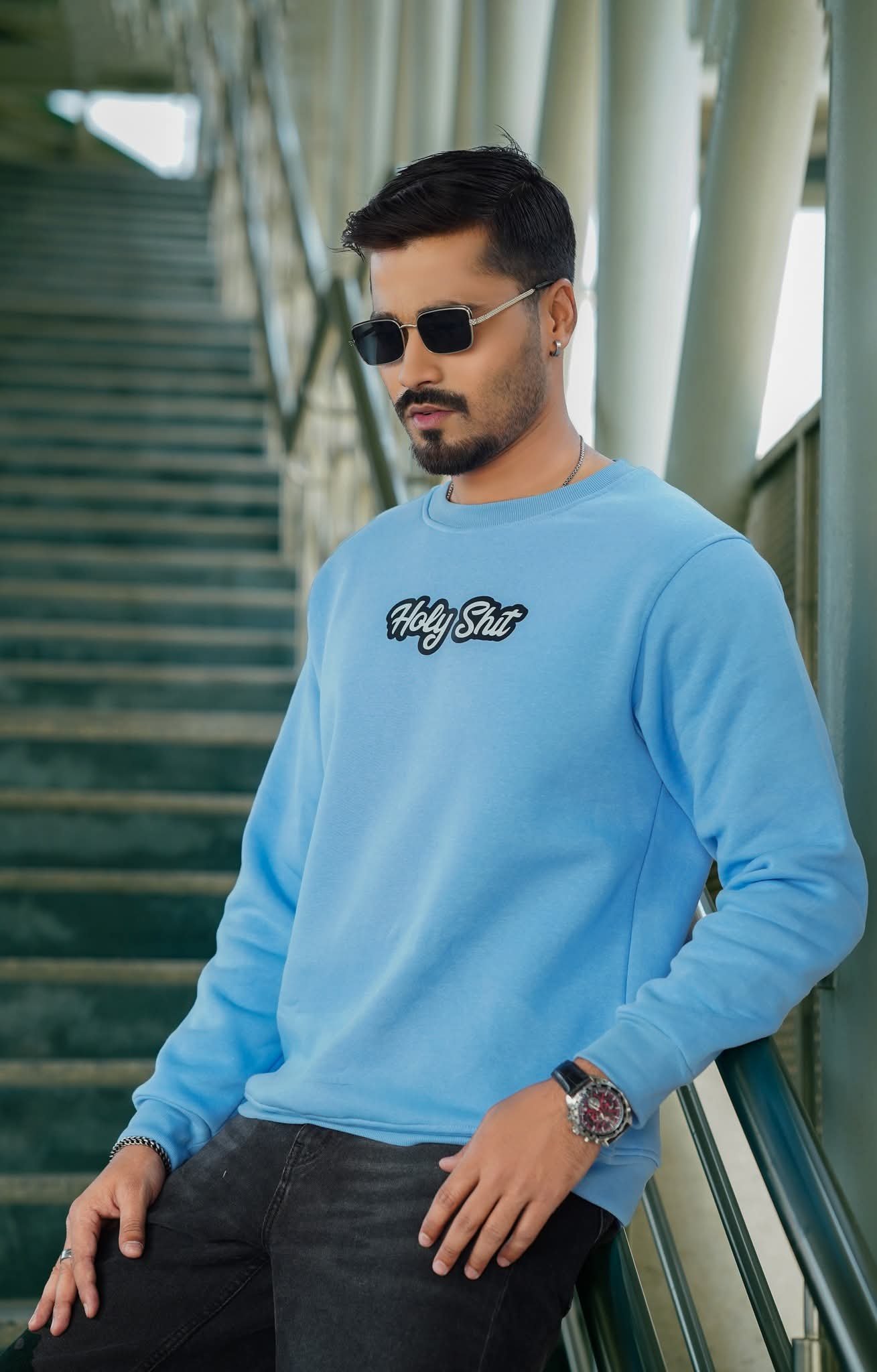 Premium Sweatshirt Holy Shit