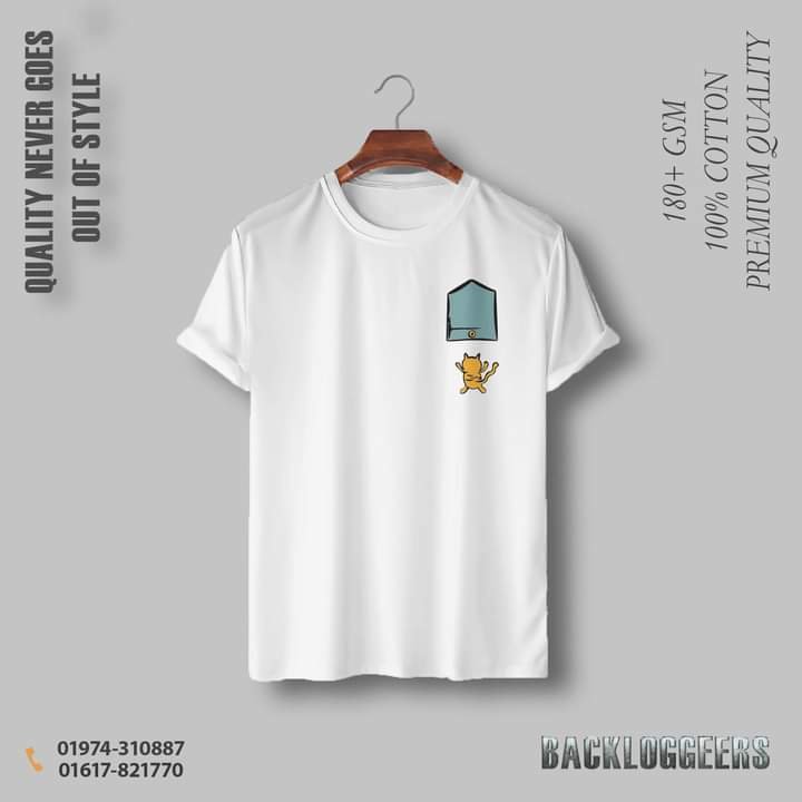 Premium Tee Cat & Pocket