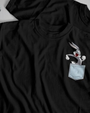 Premium Tee Bags Bunny Black