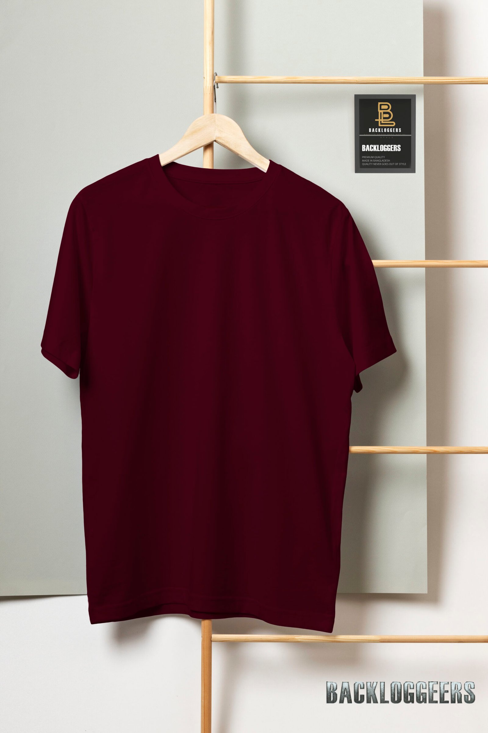 Solid Tee Maroon