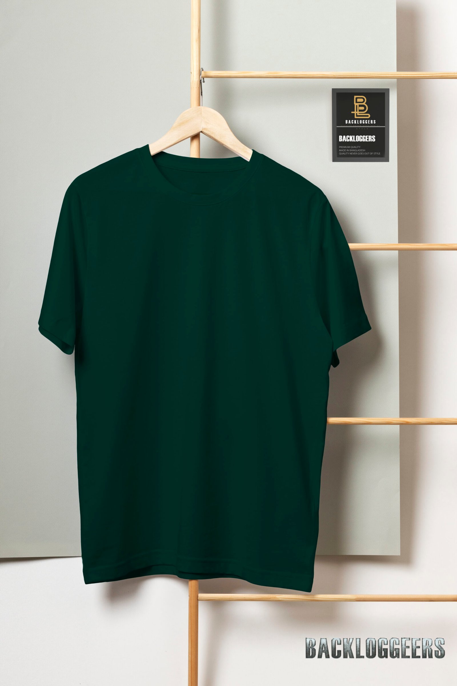 Solid Tee Pine Green