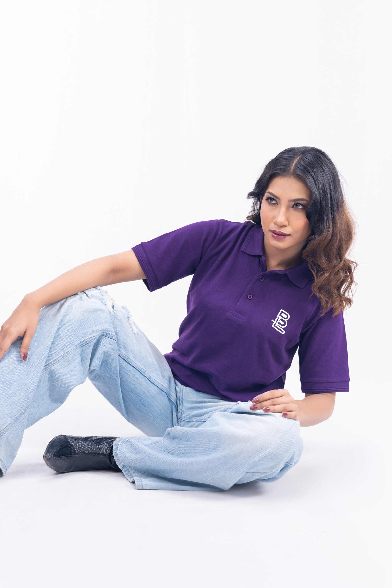 Premium Classic Polo Violet