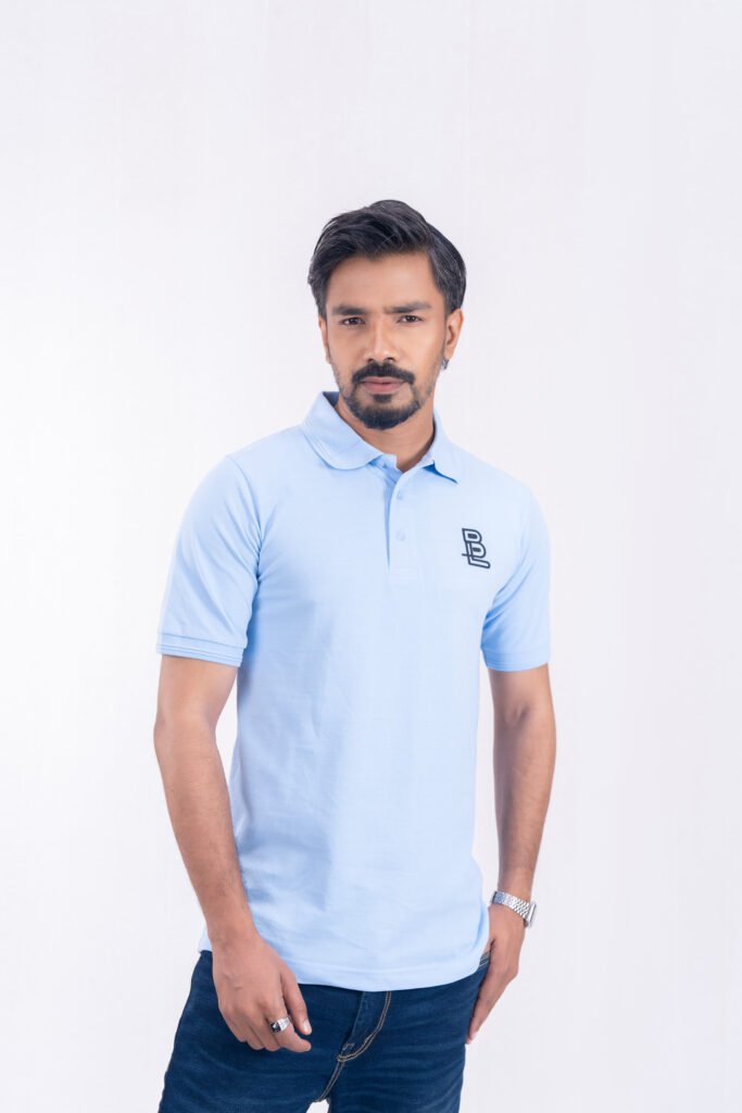 Premium Classic Polo Sky Blue