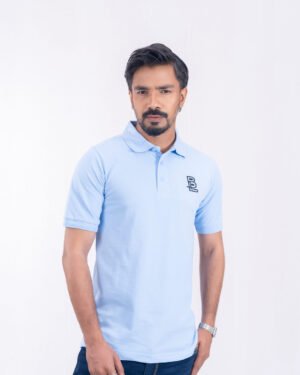 Premium Classic Polo Sky Blue