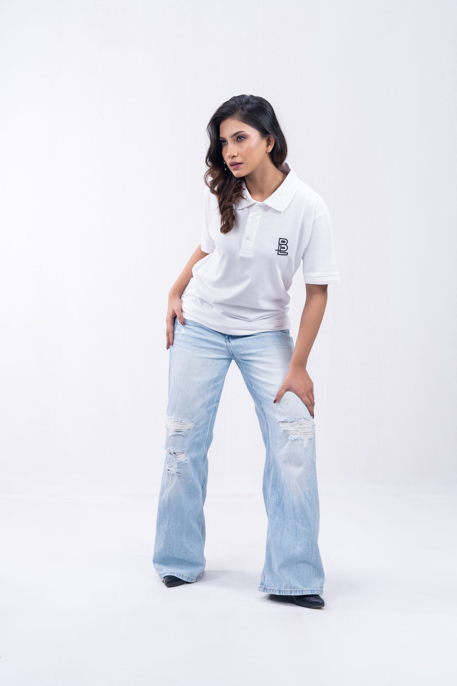 Premium Classic Polo White - Image 3