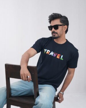 Premium Tee Travel black